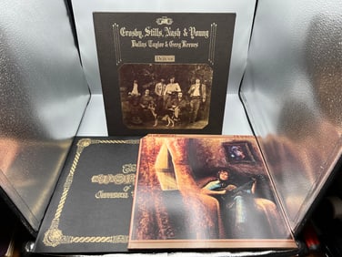 Lot of (3) Assorted Vinyl Albums - Varying Conditions