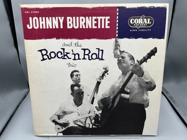 Circa Early 1970s Johnny Burnette And The Rock N Roll Trio Unoffical Release Vinyl Album - CRL 57080