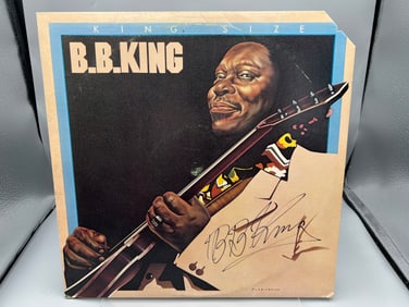 1977 B.B. King: King Size Autographed Vinyl Album W/ No COA - AB-977 - No COA