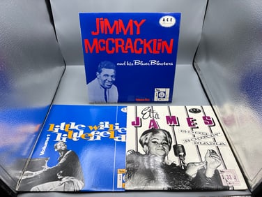 Lot of (3) Assorted 33 RPM 10" Vinyl Albums - Varying Conditions