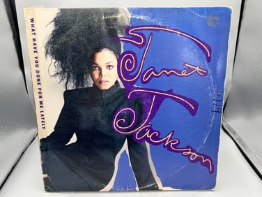1986 Janet Jackson What Have You Done For Me Lately Vinyl Album - SP-12167