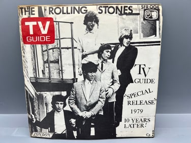 1979 The Rolling Stones TV Guide "Special Release" Unofficial Release 45 RPM Record - RS SFR 004