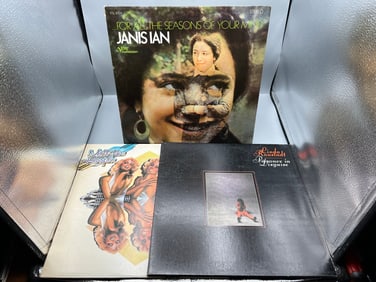 Lot of (3) Assorted Vinyl Albums - Varying Conditions