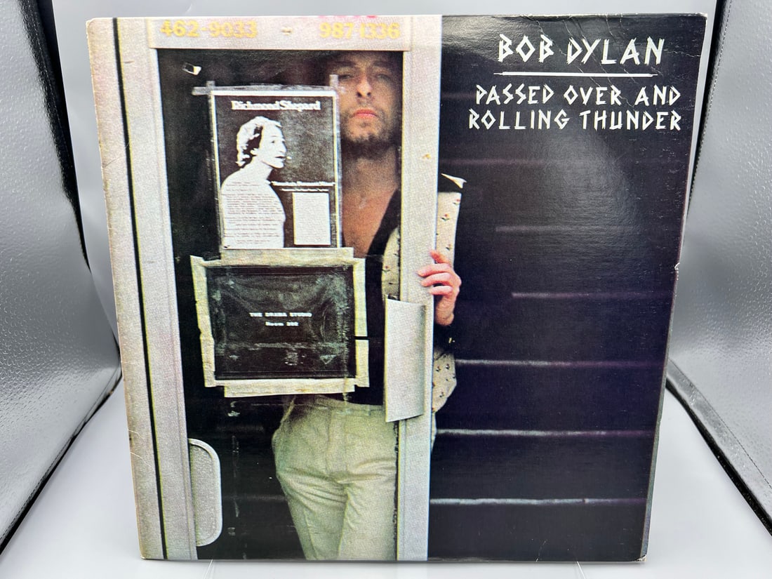 1979 Bob Dylan Passed Over And Rolling Thunder Reissue Unofficial Release Vinyl Album - 44770: 1979 Bob Dylan Passed Over And Rolling Thunder Reissue Unofficial Release Vinyl Album - 44770 - Records have not been tested by the auction house for play quality. All items are sold as is.