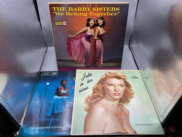 Lot of (3) Assorted Vinyl Albums - Varying Conditions