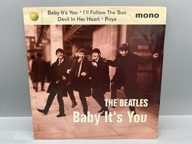 1995 The Beatles Baby It's You 45 RPM Record - NR 7243 8 58348 1 3