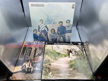 Lot of (3) Assorted Vinyl Albums - Varying Conditions