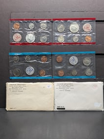 1968 & 69 P&D US Mint Uncirculated Coin Sets - 40% Silver