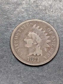 **VG** 1874 Indian Head Cent