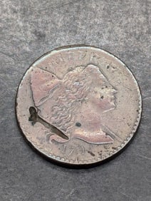 ULTRA RARE!! 1794  Liberty Cap Large Cent XF Condition/Obv Hit