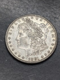1881 S Morgan Silver Dollar