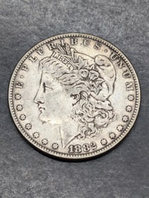 1882 Morgan Silver Dollar
