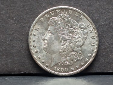 **BU** 1890-S Morgan Silver Dollar