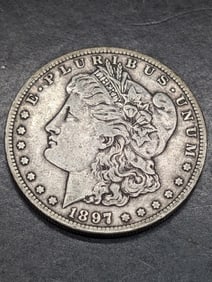 1897 S Morgan Silver Dollar - Better Date