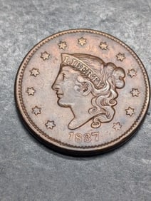 1837 Coronet Head Large Cent