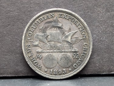 1893 Columbian Exposition Silver Half