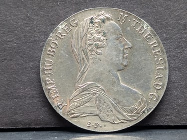 1780 Austria Thaler Restrike - 23 grams .833 Silver