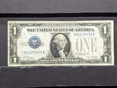 1928 $1 Silver Certificate - Funny Back