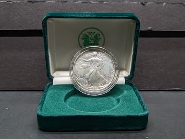1992 American Silver Eagle - 1 oz .999 Silver - OGP