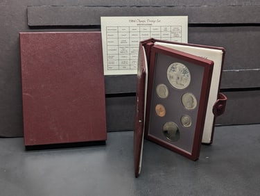 1984-S U.S. Prestige Set in OGP w/ COA - Olympic Coliseum