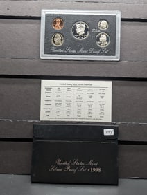 1998-S US Mint Silver Proof Set