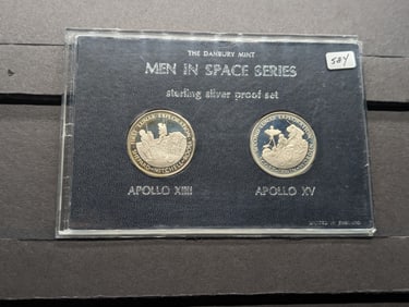 1971 Men in Space Sterling Proof Set - 42 grams .925