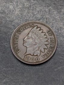 **AU/UNC** 1900 Indian Head Cent