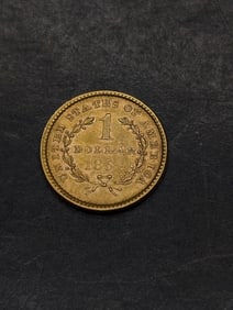 1853 Type 1 GOLD Dollar **BU**