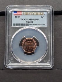 2023 Lincoln Shield Cent - PCGS MS66 RD *First Strike*