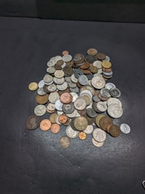 Bag of 1.50 Lbs. of Various Vintage & Modern World Coins