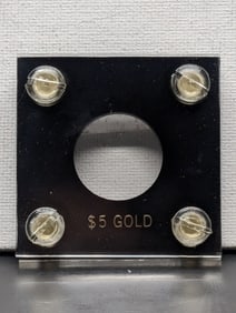 *EMPTY* $5 Gold Coin Capitol Collector's Case