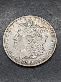 **RARE! - XF+** 1893-CC Morgan Silver Dollar