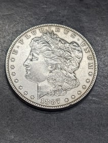 1887 Morgan Silver Dollar