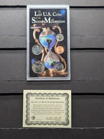 The Last U.S. Coins of the Second Millennium Collection w/ COA
