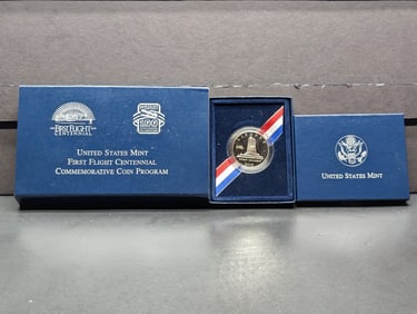 2003-P PROOF First Flight Centennial Commem Half Dollar in OGP