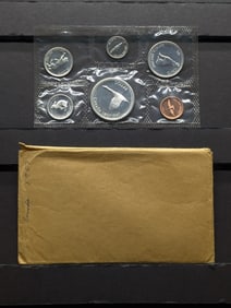 1967 Canadian Proof Set in OGP. Four Silver Coins.