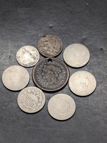 Eight Vintage U.S. Coins