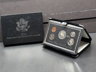 1992-S U.S. Mint Premier Silver Proof Set in OGP