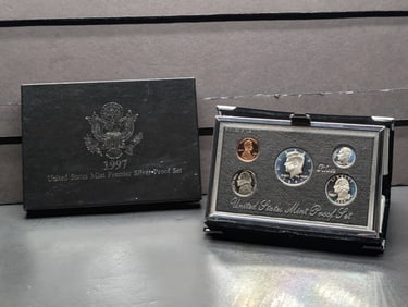 1997-S U.S. Mint Premier Silver Proof Set in OGP w/ COA
