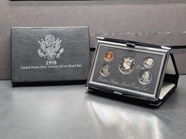 1998-S U.S. Mint Premier Silver Proof Set in OGP