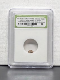 Slabbed Authentic Meteorite Space Rock - North West Africa - Sahara Desert Find - Nickel Iron