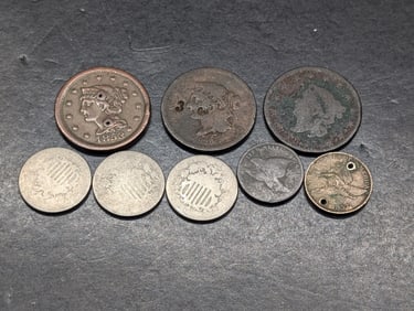 Eight Vintage U.S. Coins