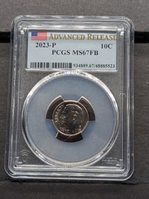 2023-P Roosevelt Dime - PCGS MS67 FB *Advanced Release*