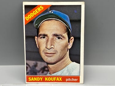1966 Topps Sandy Koufax #100