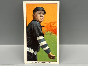 1909 T206 George Davis - Chicago (HOF) / Piedmont *Trimmed*