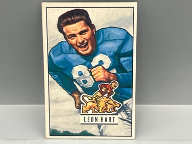 1951 Bowman Leon Hart #26 - HOF