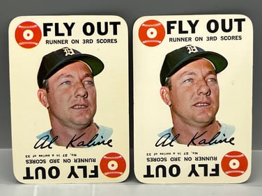 (Lot Of 2) 1968 Topps Game #27 Al Kaline (HOF) / Tigers