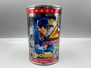 1997 Pinnacle Inside Baseball Sealed Hideo Nomo Can - Unopened pack inside