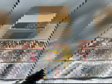 Box of Assorted Multi-Sport Trading Cards W/ Some Stars & RCs