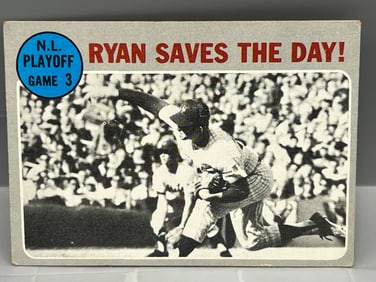 1970 Topps Nolan Ryan Saves The Day #197
